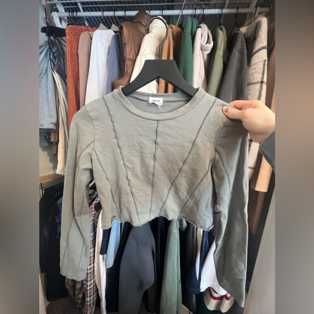 CORSET LONG SLEEVE TOP